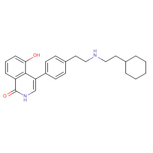 651029-91-3  1(2H)-Isoquinolinone,4-[4-[2-[(cyclohexylmethyl)methylamino]ethyl]phenyl]-5-hydroxy-