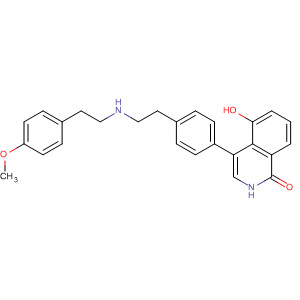 651029-93-5  1(2H)-Isoquinolinone,5-hydroxy-4-[4-[2-[[(4-methoxyphenyl)methyl]methylamino]ethyl]phenyl]-