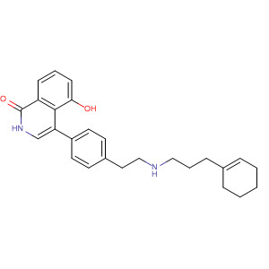 651029-97-9  1(2H)-Isoquinolinone,4-[4-[2-[[2-(1-cyclohexen-1-yl)ethyl]methylamino]ethyl]phenyl]-5-hydroxy-