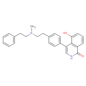 651029-98-0  1(2H)-Isoquinolinone,5-hydroxy-4-[4-[2-[methyl(2-phenylethyl)amino]ethyl]phenyl]-