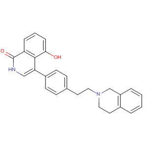 651030-00-1  1(2H)-Isoquinolinone,4-[4-[2-(3,4-dihydro-2(1H)-isoquinolinyl)ethyl]phenyl]-5-hydroxy-