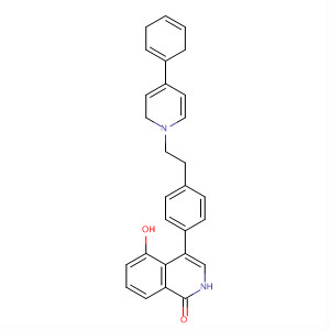 651030-01-2  1(2H)-Isoquinolinone,4-[4-[2-(3,6-dihydro-4-phenyl-1(2H)-pyridinyl)ethyl]phenyl]-5-hydroxy-