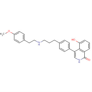 651030-08-9  1(2H)-Isoquinolinone,5-hydroxy-4-[4-[3-[[(4-methoxyphenyl)methyl]methylamino]propyl]phenyl]-