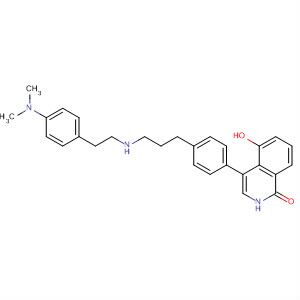651030-09-0  1(2H)-Isoquinolinone,4-[4-[3-[[[4-(dimethylamino)phenyl]methyl]methylamino]propyl]phenyl]-5-hydroxy-
