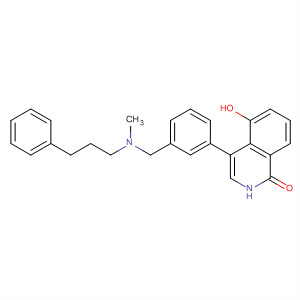 651030-20-5  1(2H)-Isoquinolinone,5-hydroxy-4-[3-[[methyl(3-phenylpropyl)amino]methyl]phenyl]-