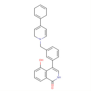 651030-23-8  1(2H)-Isoquinolinone,4-[3-[(3,6-dihydro-4-phenyl-1(2H)-pyridinyl)methyl]phenyl]-5-hydroxy-