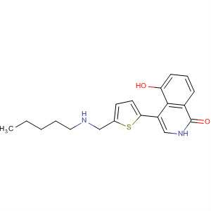 651030-25-0  1(2H)-Isoquinolinone,4-[5-[(butylmethylamino)methyl]-2-thienyl]-5-hydroxy-