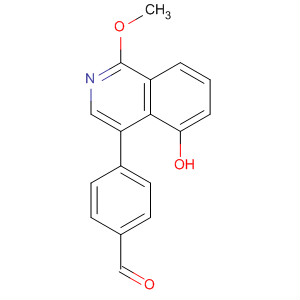 651030-49-8  Benzaldehyde, 4-(5-hydroxy-1-methoxy-4-isoquinolinyl)-