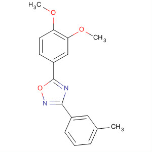 651032-76-7  1,2,4-Oxadiazole, 5-(3,4-dimethoxyphenyl)-3-(3-methylphenyl)-