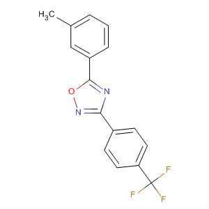 651033-25-9  1,2,4-Oxadiazole, 5-(3-methylphenyl)-3-[4-(trifluoromethyl)phenyl]-