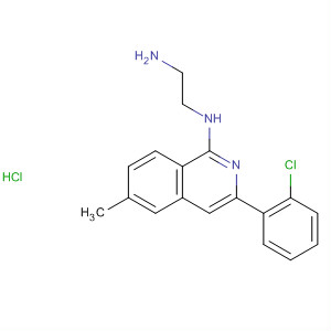 651052-71-0  1,2-Ethanediamine, N-[3-(2-chlorophenyl)-6-methyl-1-isoquinolinyl]-,monohydrochloride