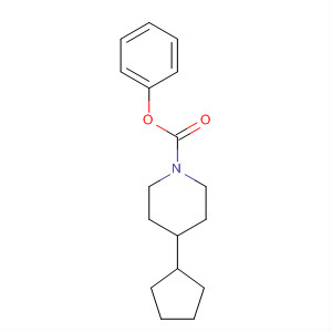 651053-85-9  1-Piperidinecarboxylic acid, 4-cyclopentyl-, phenyl ester