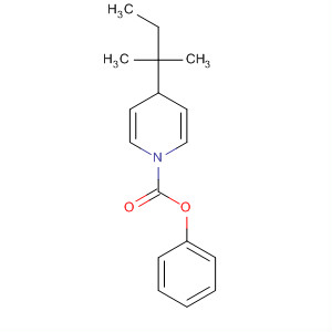 651054-01-2  1(4H)-Pyridinecarboxylic acid, 4-(1,1-dimethylpropyl)-, phenyl ester 651054-01-2  1(4H)-Pyridinecarboxylic acid, 4-(1,1-dimethylpropyl)-, phenyl ester