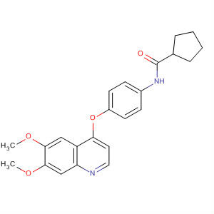 651054-53-4  Cyclopentanecarboxamide,N-[4-[(6,7-dimethoxy-4-quinolinyl)oxy]phenyl]-
