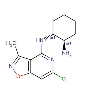 651054-71-6  1,2-Cyclohexanediamine,N-(6-chloro-3-methylisoxazolo[4,5-c]pyridin-4-yl)-, (1R,2R)-rel-