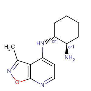 651054-78-3  1,2-Cyclohexanediamine, N-(3-methylisoxazolo[5,4-b]pyridin-4-yl)-,(1R,2R)-rel-