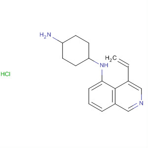 651308-03-1  1,4-Cyclohexanediamine, N-(4-ethenyl-5-isoquinolinyl)-, hydrochloride 651308-03-1  1,4-Cyclohexanediamine, N-(4-ethenyl-5-isoquinolinyl)-, hydrochloride