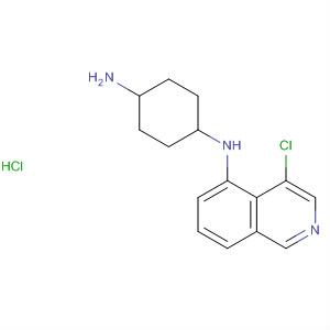 651308-06-4  1,4-Cyclohexanediamine, N-(4-chloro-5-isoquinolinyl)-, hydrochloride 651308-06-4  1,4-Cyclohexanediamine, N-(4-chloro-5-isoquinolinyl)-, hydrochloride