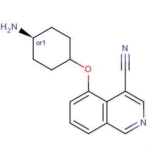 651308-53-1  4-Isoquinolinecarbonitrile, 5-[(trans-4-aminocyclohexyl)oxy]-
