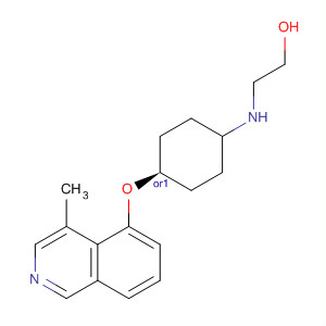 651308-63-3  Ethanol, 2-[[cis-4-[(4-methyl-5-isoquinolinyl)oxy]cyclohexyl]amino]-