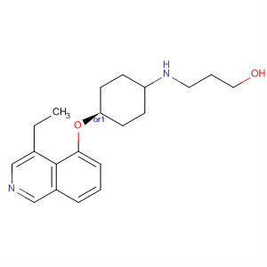 651308-70-2  1-Propanol, 3-[[trans-4-[(4-ethyl-5-isoquinolinyl)oxy]cyclohexyl]amino]-