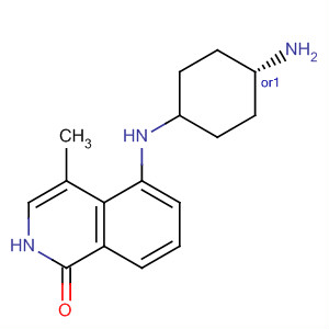 651309-13-6  1(2H)-Isoquinolinone, 5-[(cis-4-aminocyclohexyl)amino]-4-methyl-