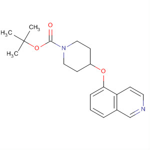 651310-01-9  1-Piperidinecarboxylic acid, 4-(5-isoquinolinyloxy)-, 1,1-dimethylethylester