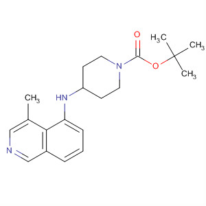 651310-07-5  1-Piperidinecarboxylic acid, 4-[(4-methyl-5-isoquinolinyl)amino]-,1,1-dimethylethyl ester