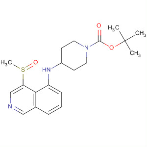 651310-11-1  1-Piperidinecarboxylic acid,4-[[4-(methylsulfinyl)-5-isoquinolinyl]amino]-, 1,1-dimethylethyl ester