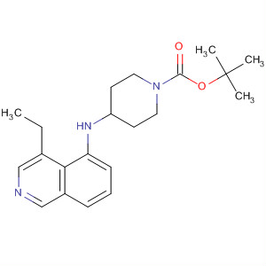 651310-14-4  1-Piperidinecarboxylic acid, 4-[(4-ethyl-5-isoquinolinyl)amino]-,1,1-dimethylethyl ester