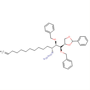 651321-39-0  1,3-Dioxolane,4-[(1S,2R,3R)-3-azido-1,2-bis(phenylmethoxy)-13-tetradecenyl]-2-phenyl-, (4R)-
