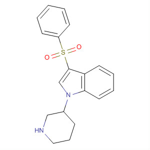 651335-52-3  1H-Indole, 3-(phenylsulfonyl)-1-(3-piperidinyl)-