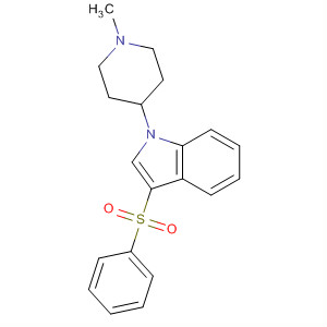 651335-68-1  1H-Indole, 1-(1-methyl-4-piperidinyl)-3-(phenylsulfonyl)-