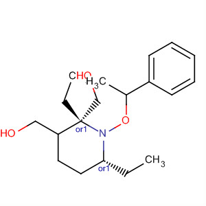 651352-07-7  2,6-Piperidinedimethanol, 2,6-diethyl-1-(1-phenylethoxy)-, (2R,6R)-rel-