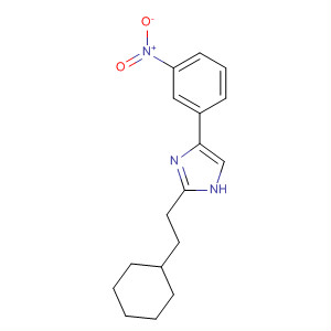 651354-28-8  1H-Imidazole, 2-(2-cyclohexylethyl)-4-(3-nitrophenyl)- 651354-28-8  1H-Imidazole, 2-(2-cyclohexylethyl)-4-(3-nitrophenyl)-