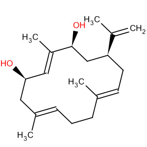 651712-46-8  2,6,10-Cyclotetradecatriene-1,4-diol,2,6,10-trimethyl-13-(1-methylethenyl)-, (1S,2E,4R,6E,10E,13S)-