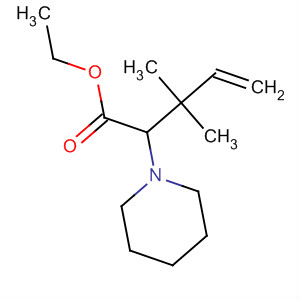 651713-27-8  1-Piperidineacetic acid, a-(1,1-dimethyl-2-propenyl)-, ethyl ester