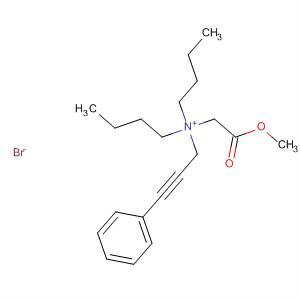651719-65-2  1-Butanaminium,N-butyl-N-(2-methoxy-2-oxoethyl)-N-(3-phenyl-2-propynyl)-, bromide
