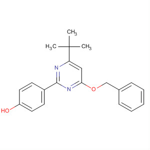 651722-79-1  Phenol, 4-[4-(1,1-dimethylethyl)-6-(phenylmethoxy)-2-pyrimidinyl]-