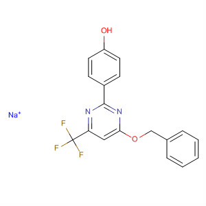 651722-99-5  Phenol, 4-[4-(phenylmethoxy)-6-(trifluoromethyl)-2-pyrimidinyl]-, sodiumsalt