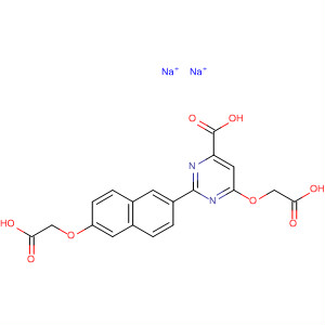 651723-56-7  4-Pyrimidinecarboxylic acid,6-(carboxymethoxy)-2-[6-(carboxymethoxy)-2-naphthalenyl]-, disodiumsalt