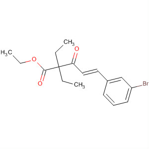 651726-26-0  4-Pentenoic acid, 5-(3-bromophenyl)-2,2-diethyl-3-oxo-, ethyl ester,(4E)-