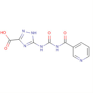 651731-82-7  1H-1,2,4-Triazole-3-carboxylic acid,5-[[[(3-pyridinylcarbonyl)amino]carbonyl]amino]-