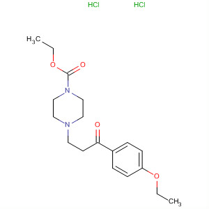 651732-37-5  1-Piperazinecarboxylic acid, 4-[3-(4-ethoxyphenyl)-3-oxopropyl]-, ethylester, dihydrochloride