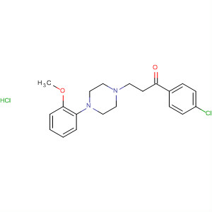 651732-40-0  1-Propanone,1-(4-chlorophenyl)-3-[4-(2-methoxyphenyl)-1-piperazinyl]-,monohydrochloride