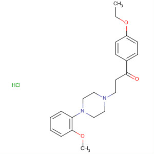 651732-41-1  1-Propanone,1-(4-ethoxyphenyl)-3-[4-(2-methoxyphenyl)-1-piperazinyl]-,monohydrochloride