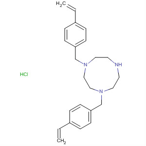 651755-75-8  1H-1,4,7-Triazonine, 1,4-bis[(4-ethenylphenyl)methyl]octahydro-,monohydrochloride