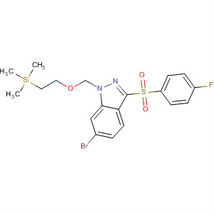 651780-38-0  1H-Indazole,6-bromo-3-[(4-fluorophenyl)sulfonyl]-1-[[2-(trimethylsilyl)ethoxy]methyl]-