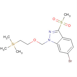 651780-44-8  1H-Indazole,6-bromo-3-(methylsulfonyl)-1-[[2-(trimethylsilyl)ethoxy]methyl]-
