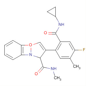 651781-06-5  1,2-Benzisoxazole-3-carboxamide,6-[5-[(cyclopropylamino)carbonyl]-3-fluoro-2-methylphenyl]-N-methyl-